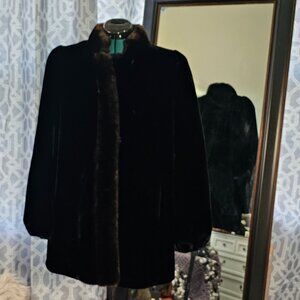 Hillmoor New York Faux Fur Coat - Vintage